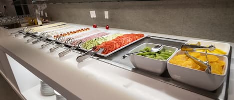 Daily buffet breakfast (EUR 15 per person)