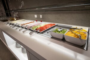 Daily buffet breakfast for a fee