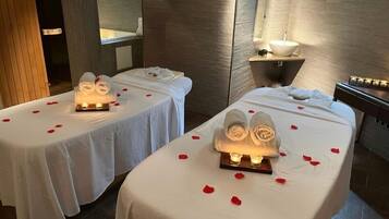 Espace de soins pour les couples, sauna, hammam, hammam, soins corporels