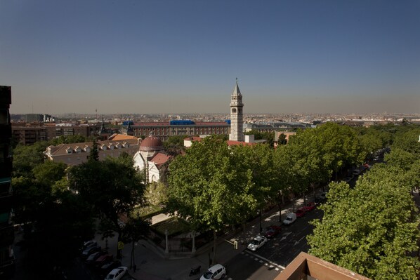 Blick von der Unterkunft