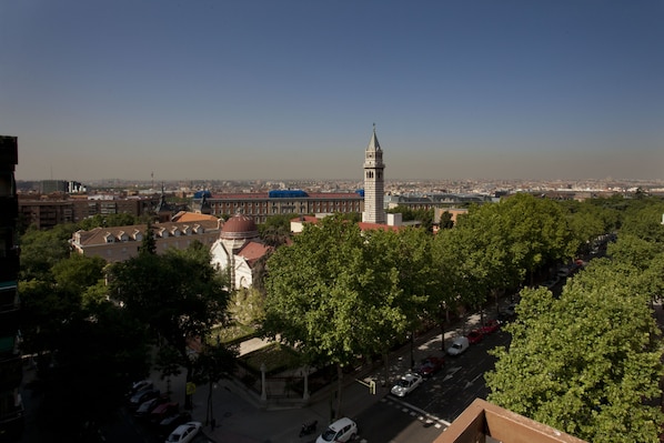 Blick von der Unterkunft