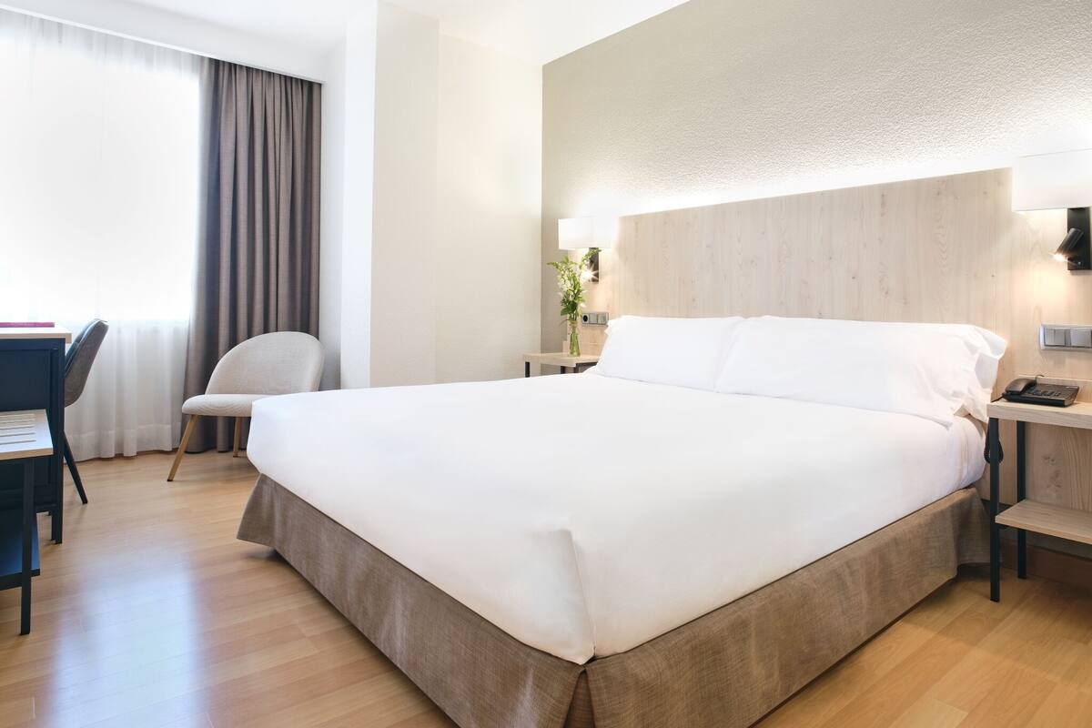 1 habitación y ropa de cama de alta calidad