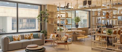 Sala de estar en el lobby