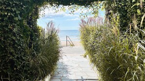 On the beach, windsurfing, beach bar