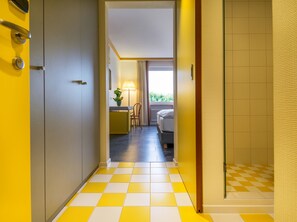 Premium bedding, down duvets, minibar, in-room safe