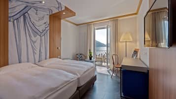 Deluxe Double or Twin Room, 1 Bedroom, Balcony, Lake View | Premium bedding, down comforters, minibar, in-room safe