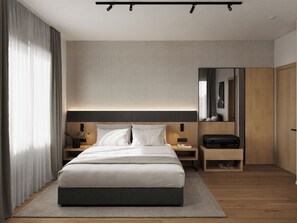 Minibar, safe på rommet, skrivebord og wi-fi (inkludert)