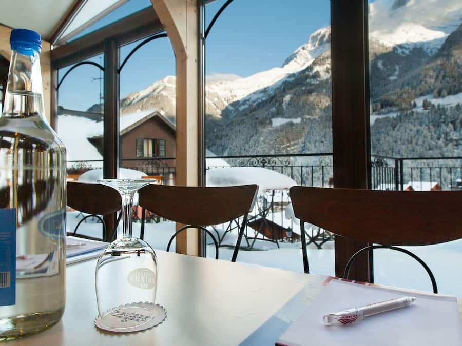 Uitzicht op de bergen