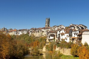 Blick von der Unterkunft