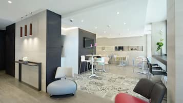 Sala de estar en el lobby