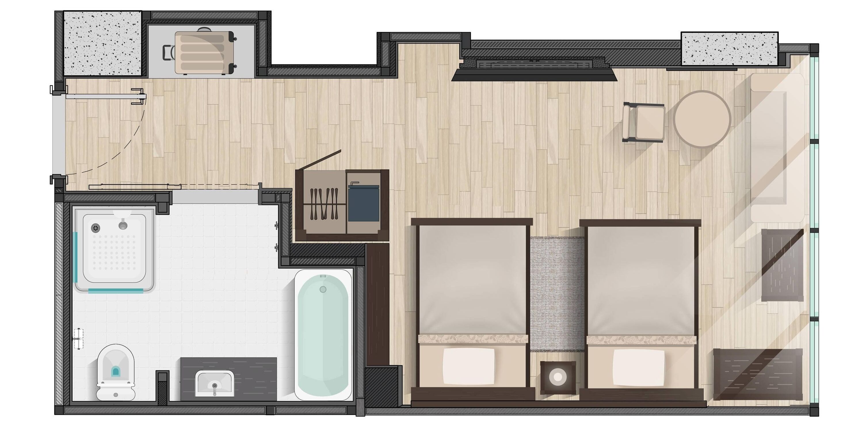 room, 1 king bed, non smoking, city view | property amenity