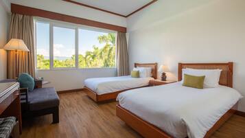 Uitzicht vanuit de kamer