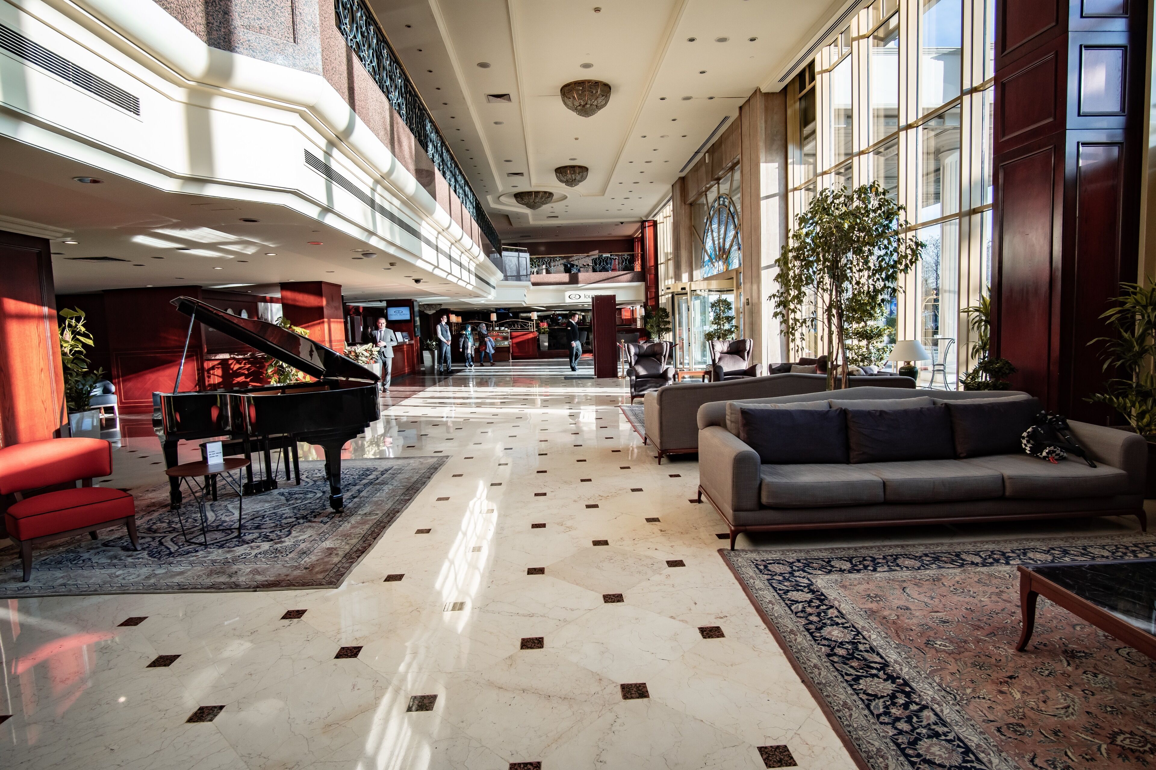 Sitzecke in der Lobby