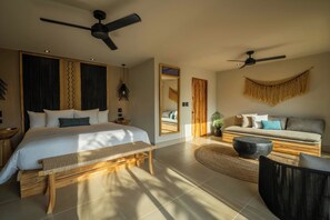 Suite supérieure, 1 chambre, non-fumeur, terrasse | Draps italiens de Frette, literie de qualité, couette en duvet