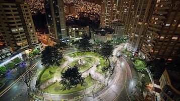Vue depuis lâhĂ©bergement