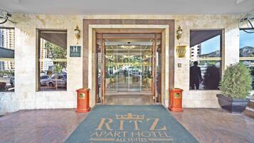 Entrada de la propiedad