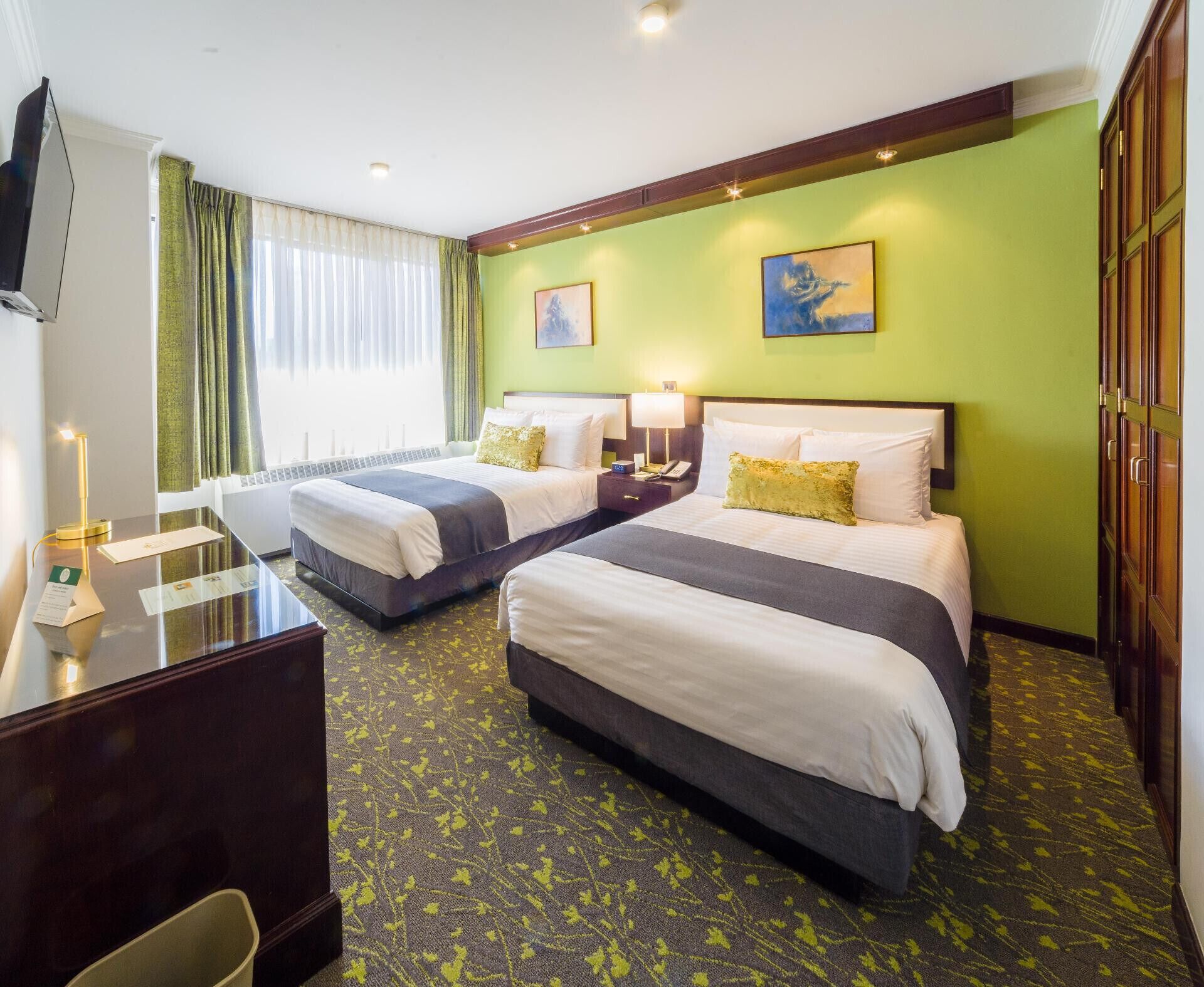 Minibar, in-room safe, desk, blackout curtains