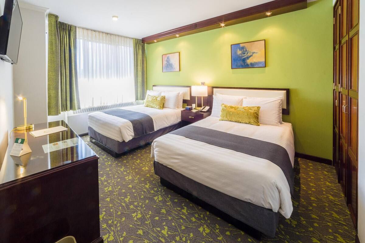Minibar, in-room safe, desk, blackout curtains