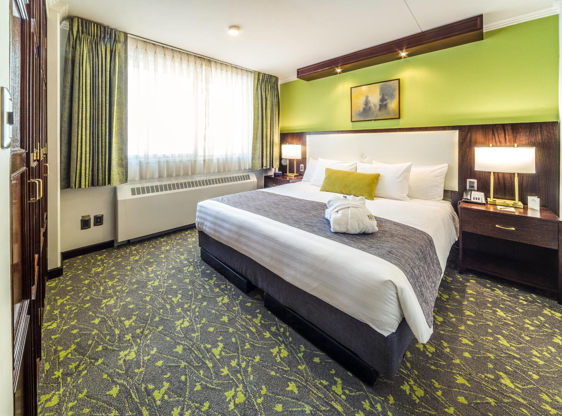 Minibar, in-room safe, desk, blackout curtains