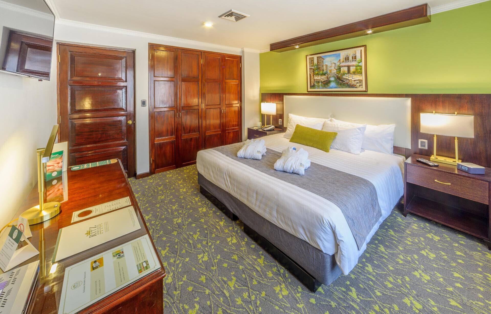 Minibar, in-room safe, desk, blackout curtains