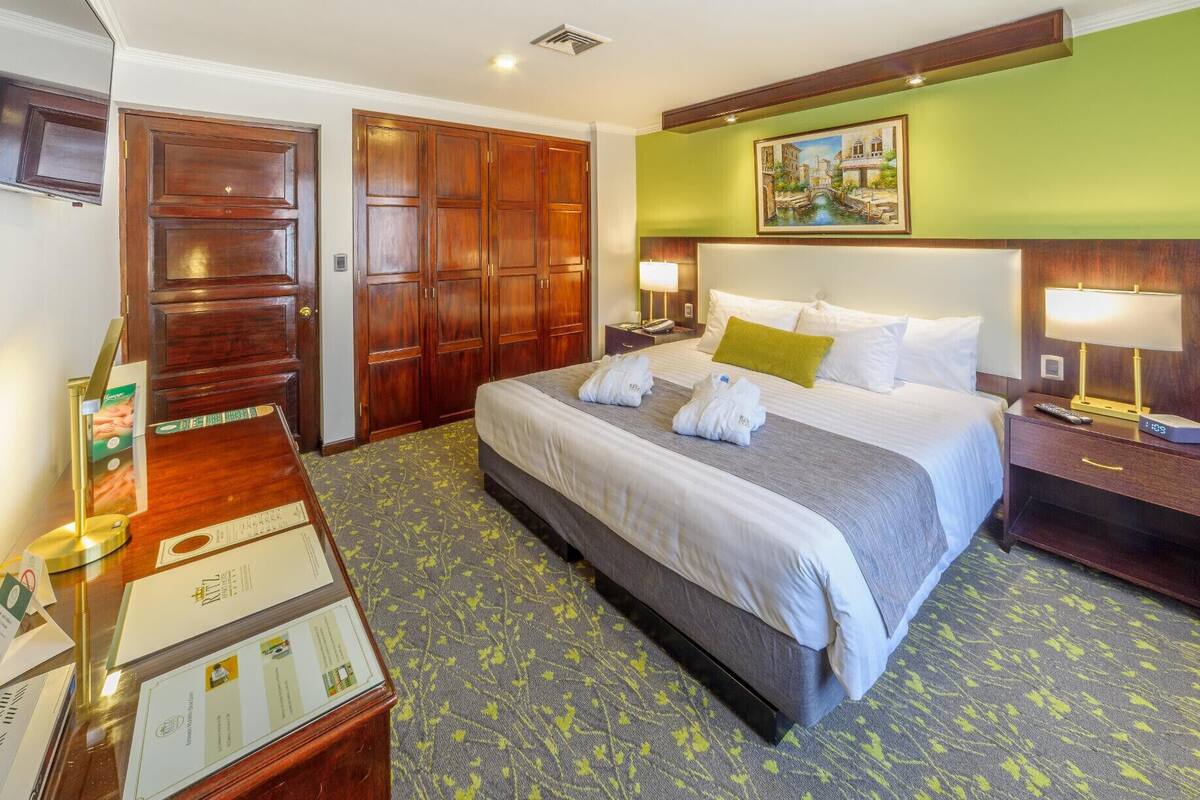 Minibar, in-room safe, desk, blackout curtains