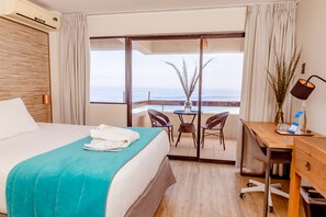 Superior Double Room, Ocean View | Pillowtop beds, minibar, in-room safe, desk