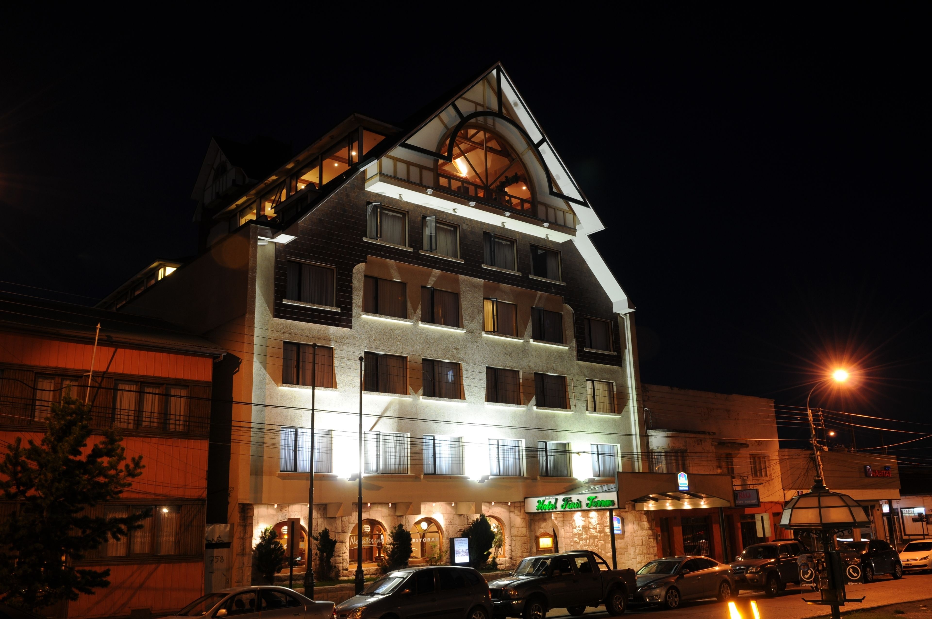 front of property – evening/night