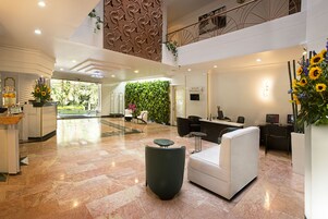 Sala de estar en el lobby