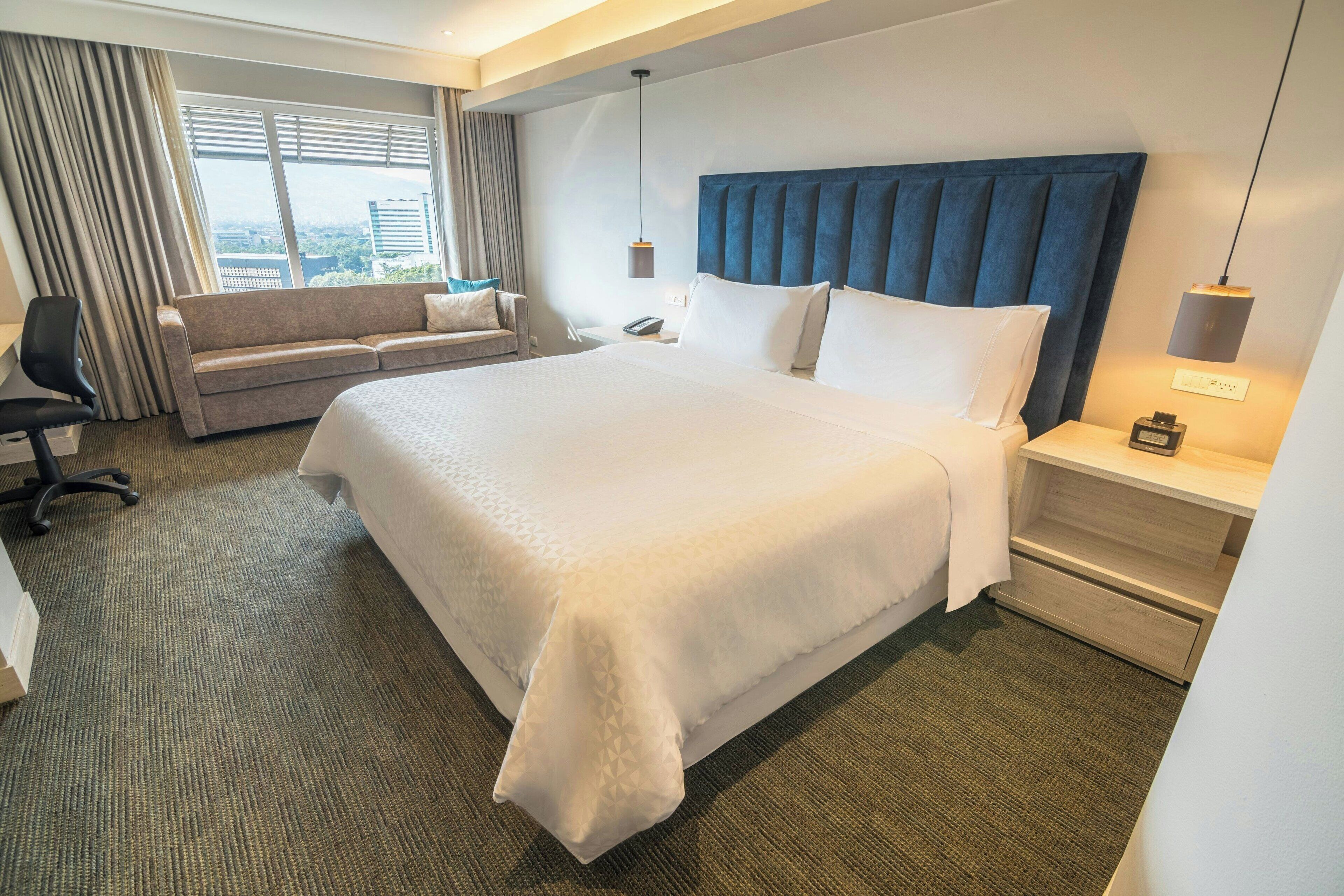 premium bedding, down duvets, select comfort beds, minibar