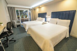 Premium bedding, down comforters, Select Comfort beds, minibar