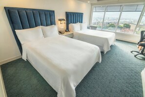 Classic Room, 2 Double Beds | Premium bedding, down comforters, Select Comfort beds, minibar