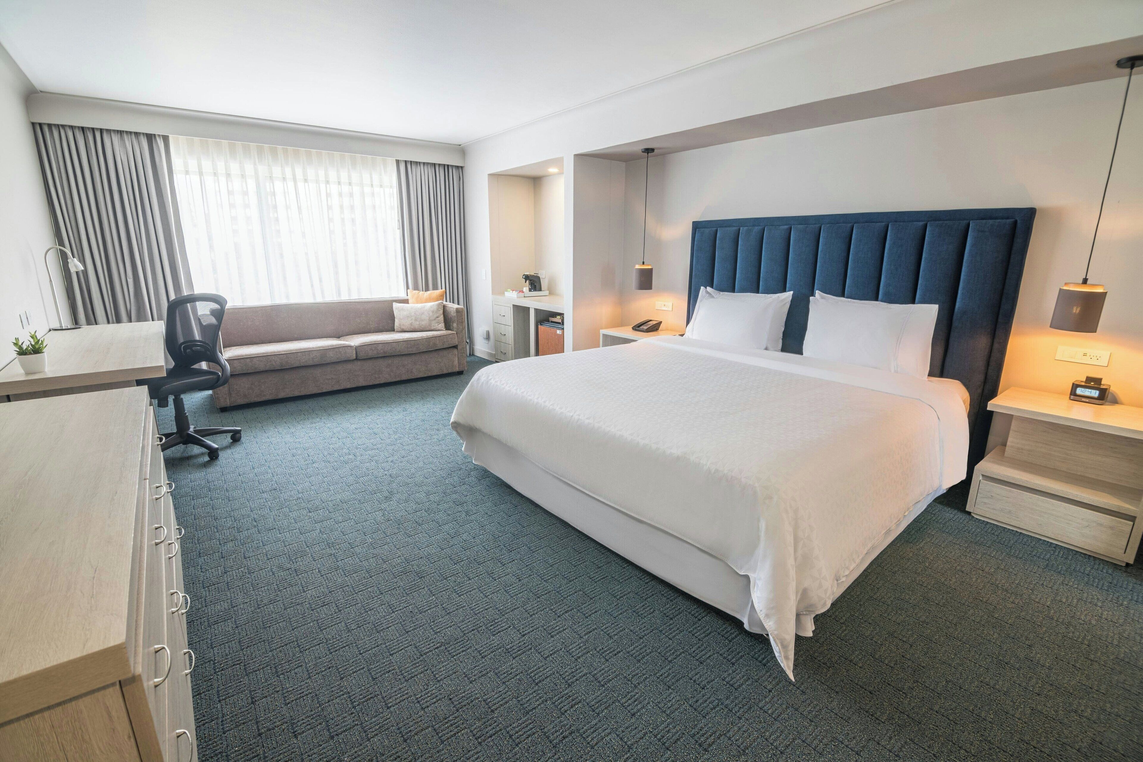 premium bedding, down duvets, select comfort beds, minibar