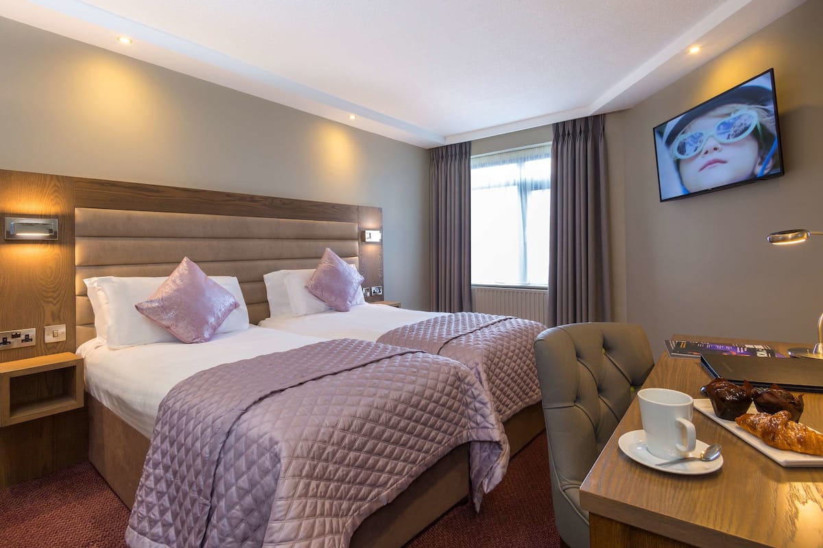 Luxe beddengoed, een kluis op de kamer, gratis wifi