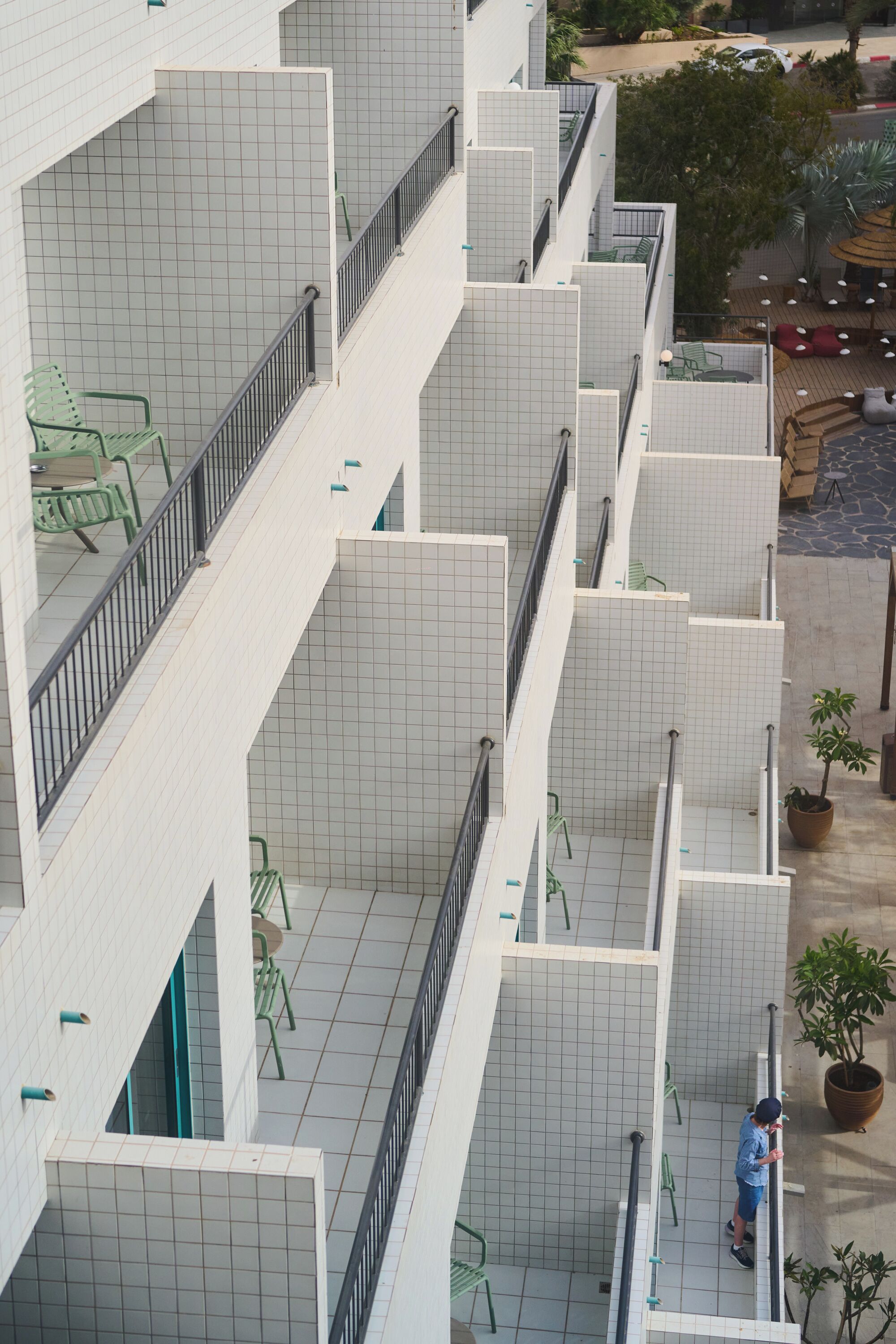 Facciata della struttura