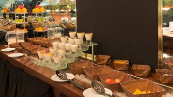 Daily buffet breakfast (NZD 35.00 per person)