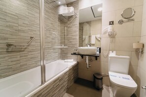 Free toiletries, hair dryer, towels, shampoo