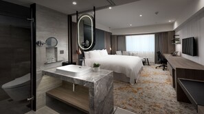 RC Deluxe Premier | Egyptian cotton sheets, premium bedding, down duvets, pillow-top beds - Howard Plaza Hotel Kaohsiung (Kaohsiung)