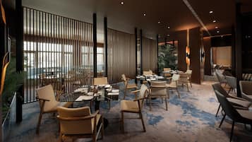 4 restaurantes; se sirven desayunos, almuerzos, cenas y cocina italiana