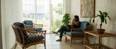 Lobby sitting area