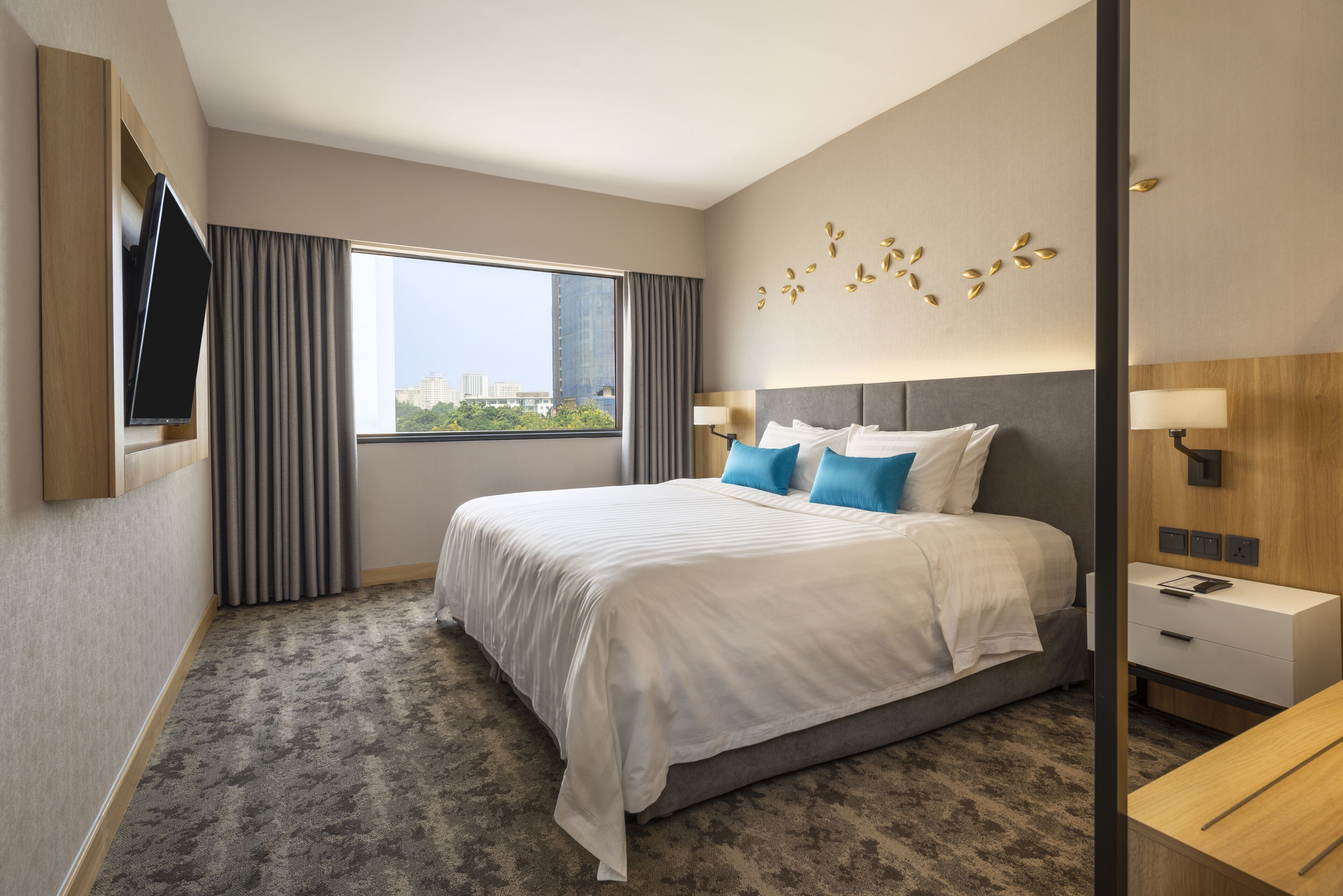 Minibar, in-room safe, individually decorated, desk