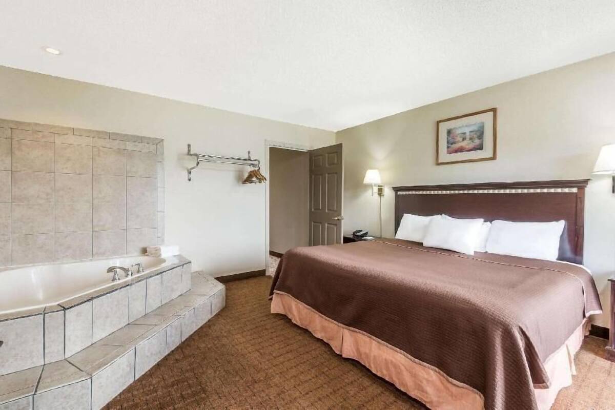 Individually furnished, desk, blackout curtains, iron/ironing board