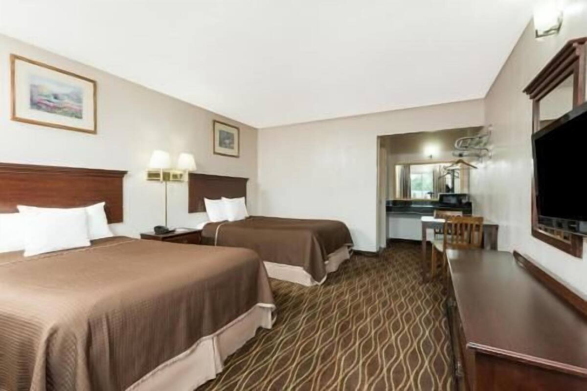 Individually furnished, desk, blackout curtains, iron/ironing board