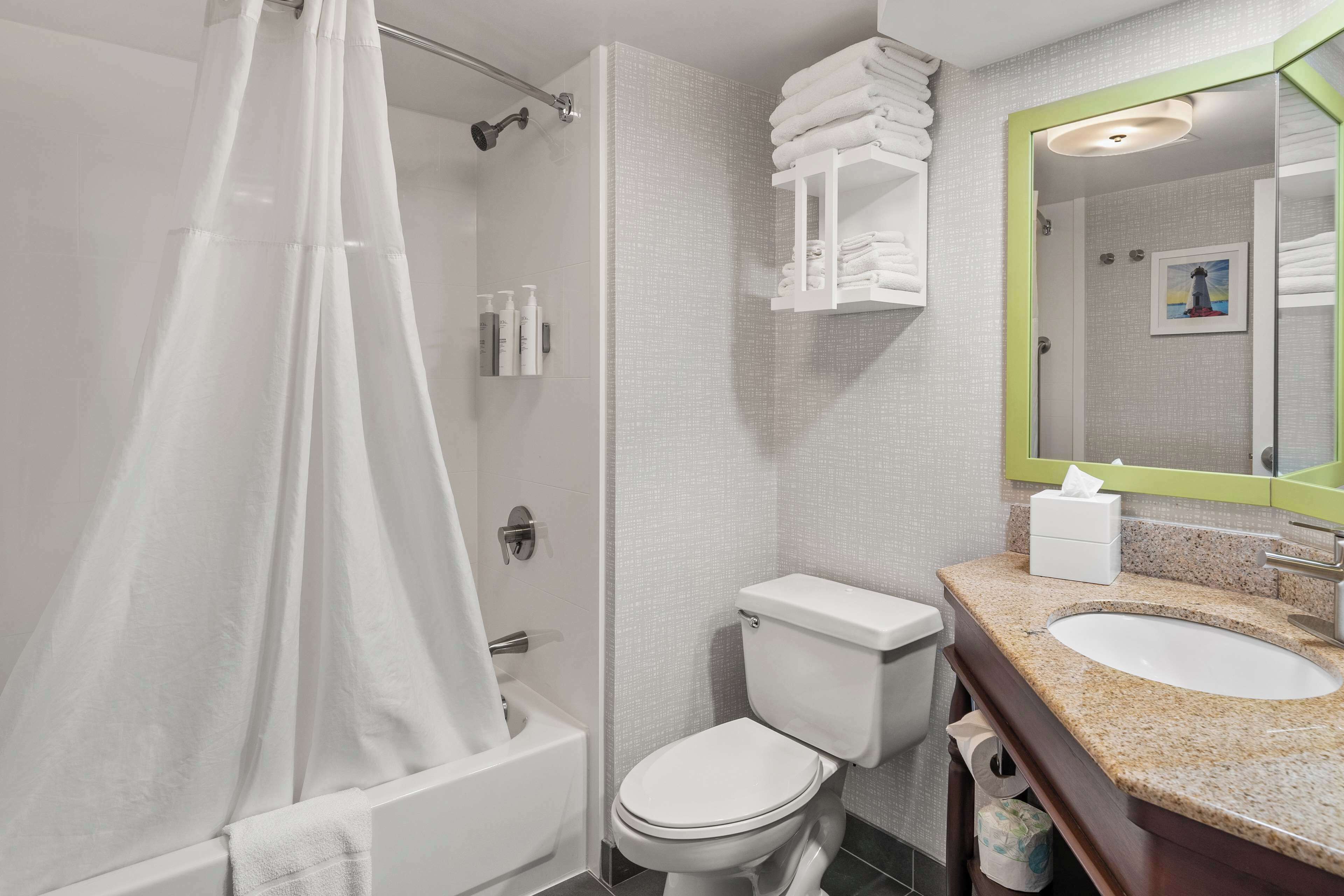 room, accessible, non smoking | bathroom | combined shower/bathtub, free toiletries, hair dryer, towels