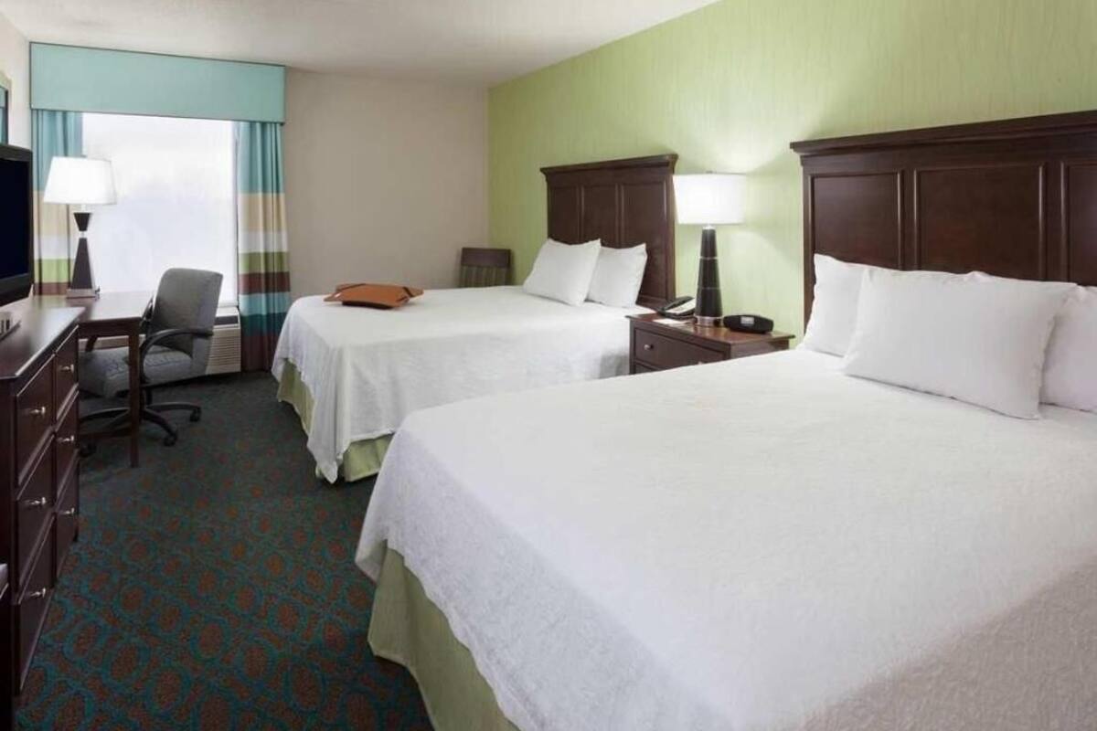 1 bedroom, blackout curtains, iron/ironing board, free cots/infant beds