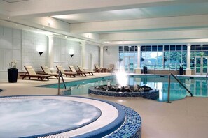 Indoor pool, pool loungers - The Goodwood Hotel (Chichester)