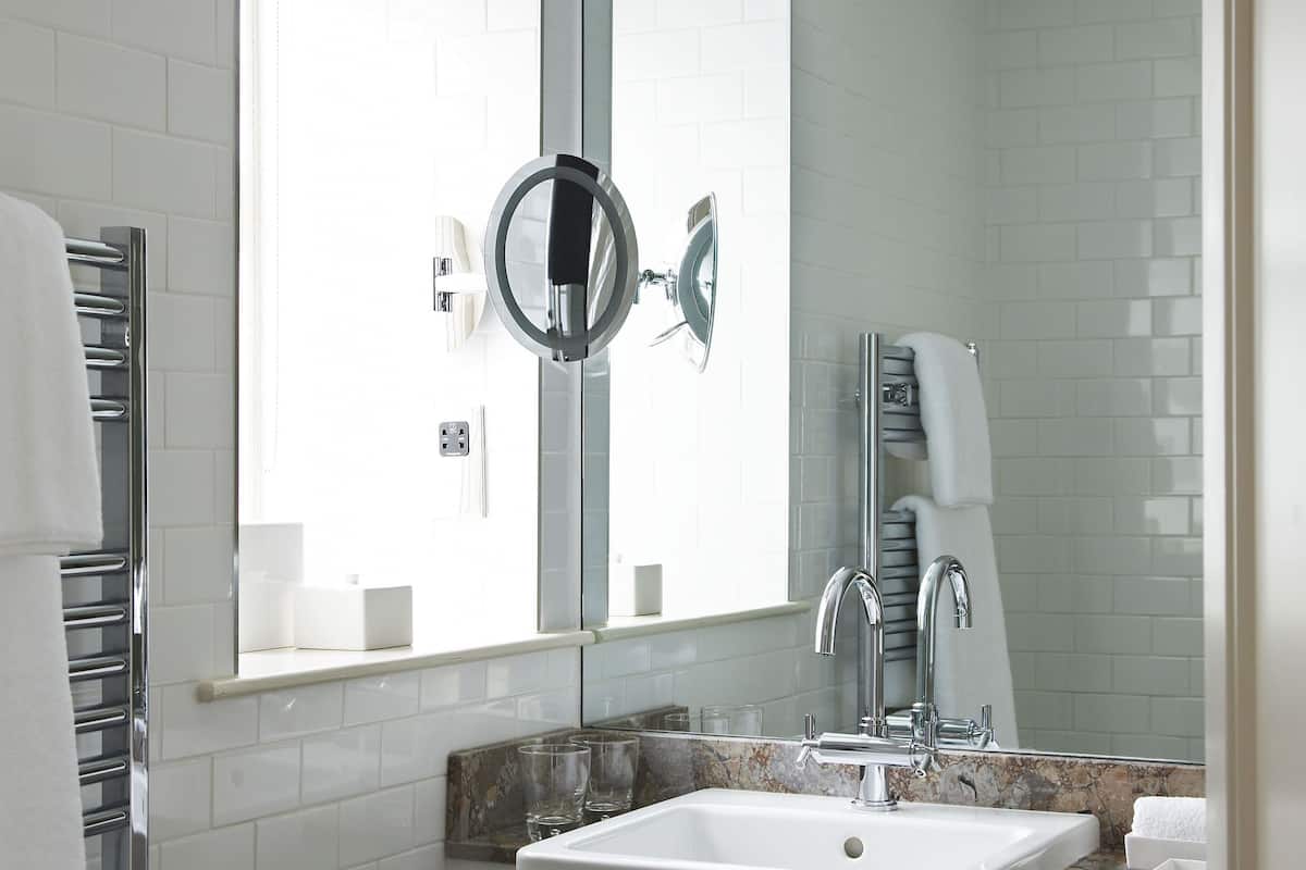 room, garden view | bathroom | shower, free toiletries, hair dryer, bathrobes