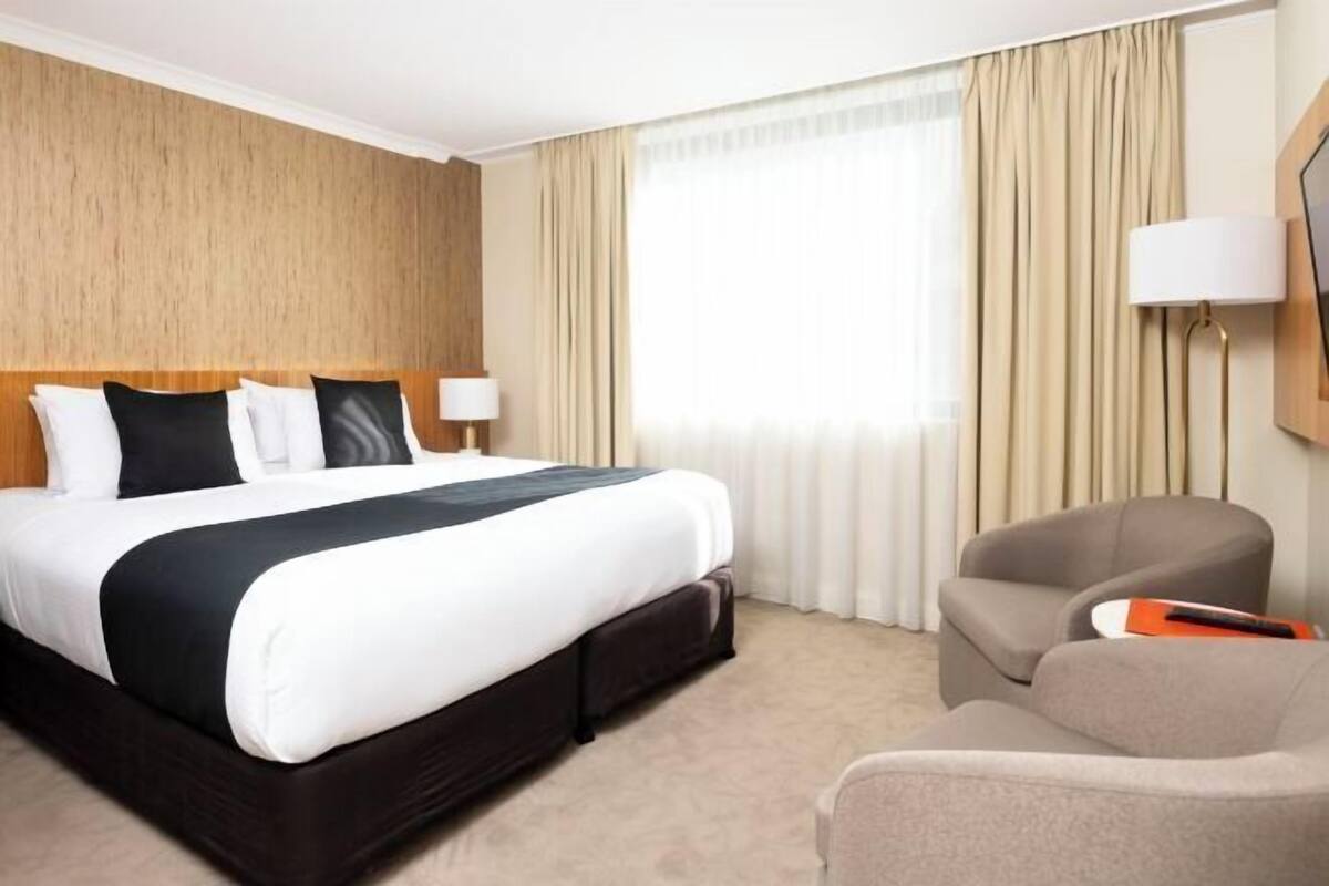 Premium bedding, pillowtop beds, in-room safe, desk