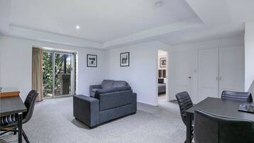 Apartment, 2 Bedrooms | Living area | LED TV