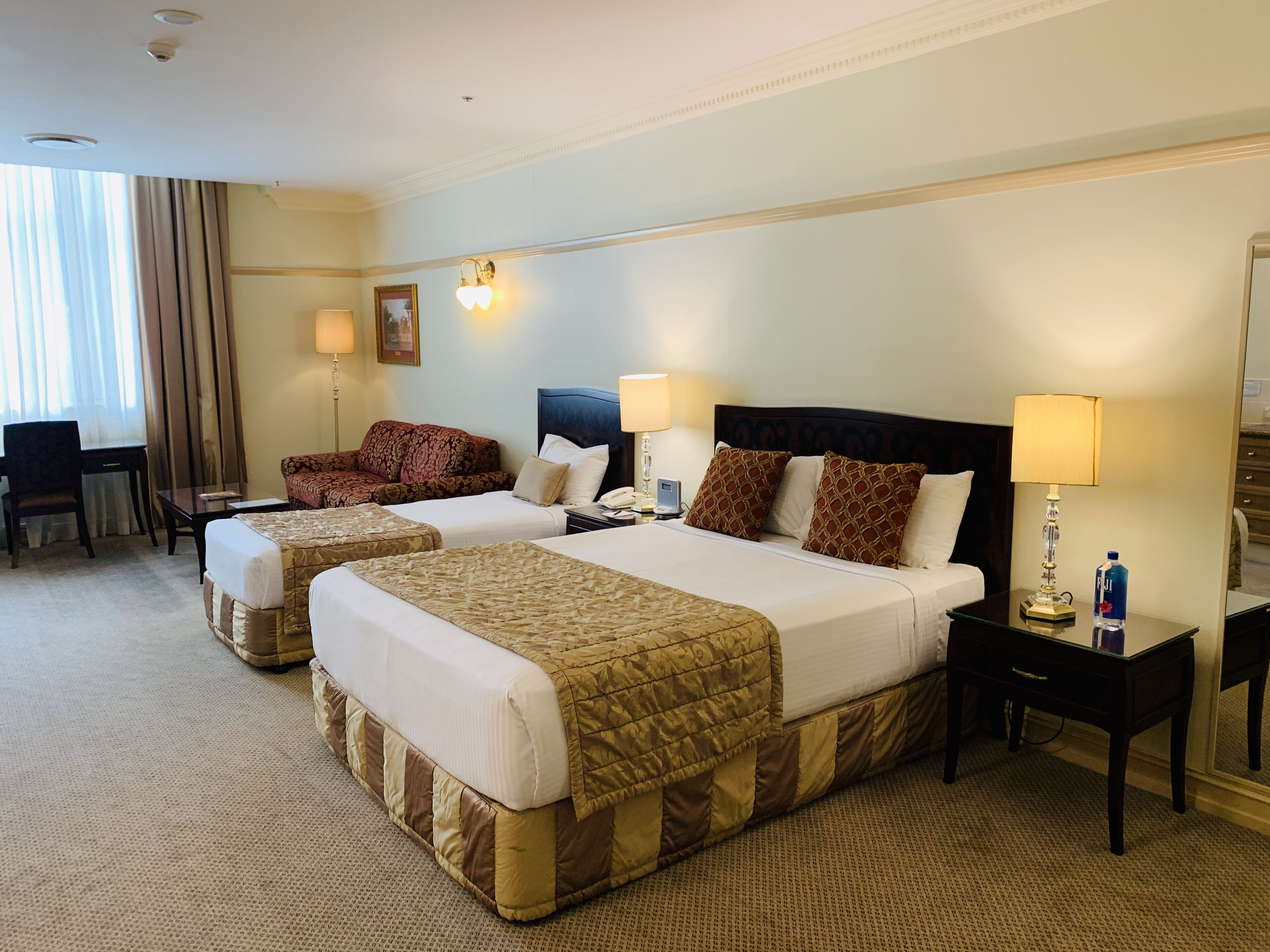 Deluxe Hotel Room | Premium bedding, pillow-top beds, in-room safe, desk