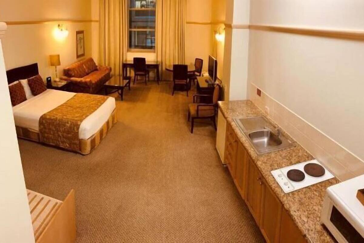 1 chambre, literie de qualité supérieure, surmatelas, minibar